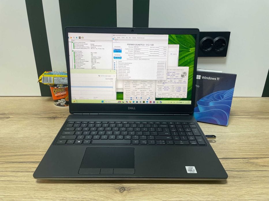 Dell Precision 7550 — i7-10875H / 32GB / Quadro T1000 / 99% sRGB