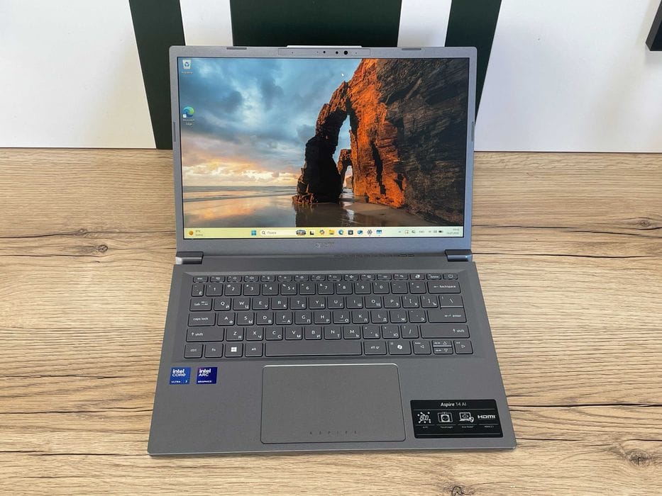Acer Aspire 14 AI A14-52M — новый, 1TB SSD, Arc 140V, до 20 часов